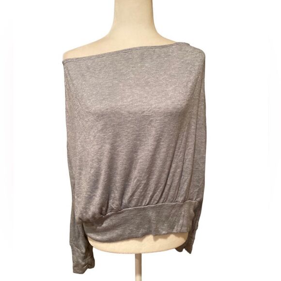 Fashion Nova Off The Shoulder Grey Top Plus Size - Picture 1 of 8